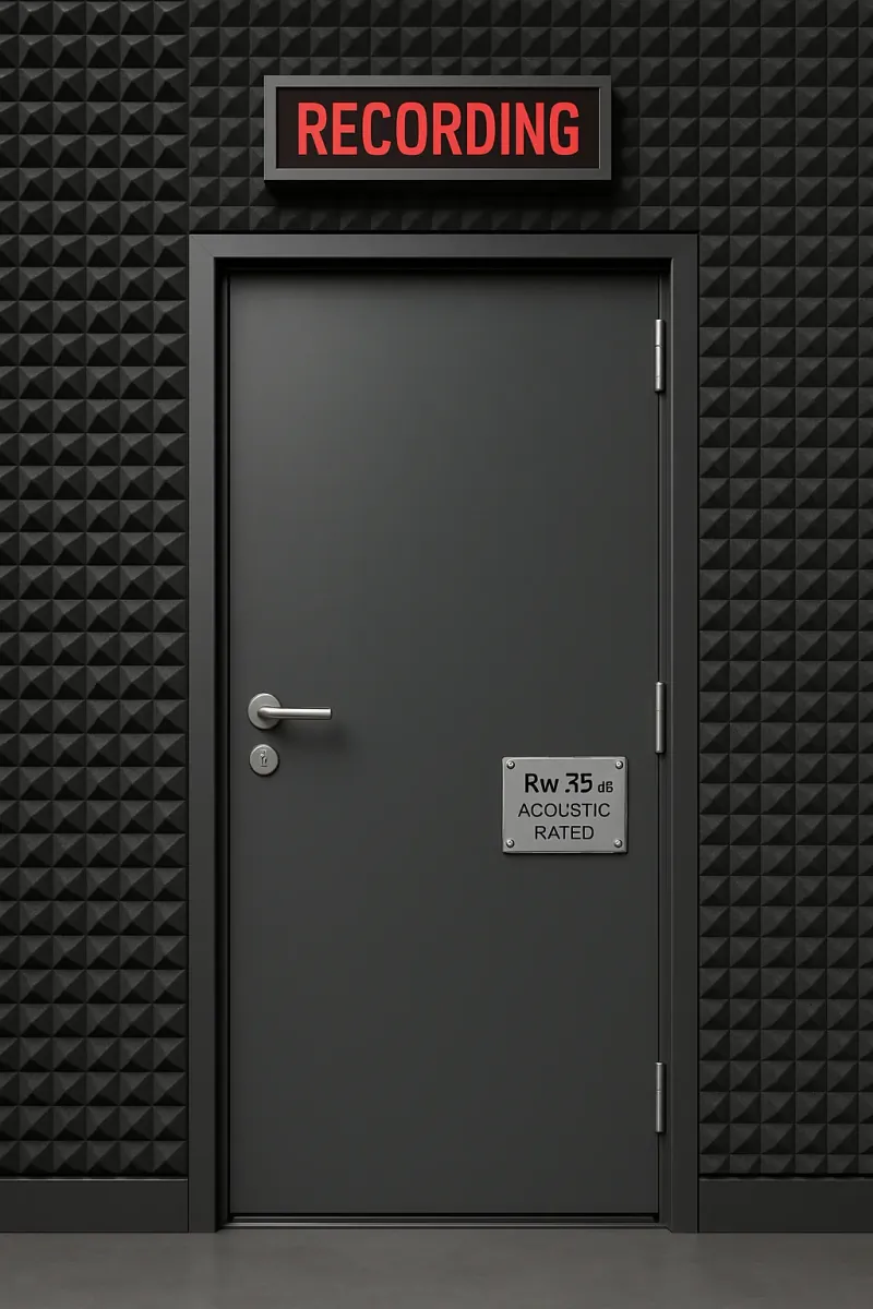 acoustic rated steel doors - professional steel doors available in Anglesey from UK manufacturers